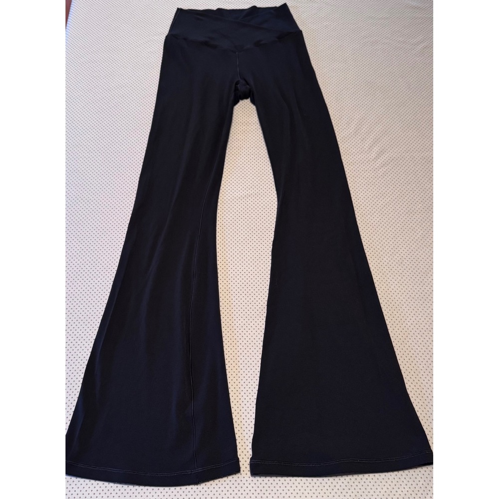 OFFLINE by Aerie Real Me Crossover Flare Leggings Black Women's High Waist Med